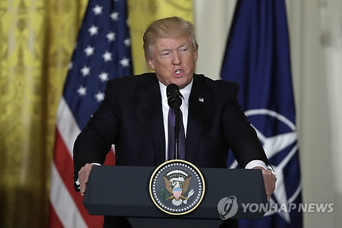 트럼프 "대북 독자행동은 중국外 다른 나라와 함께 하는 것"