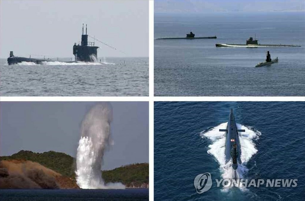 북한 "역대 최대규모 군종합동타격시위…김정은 참관"