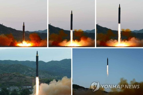 北 신문, "신형지대지 중장거리미사일 발사 성공"