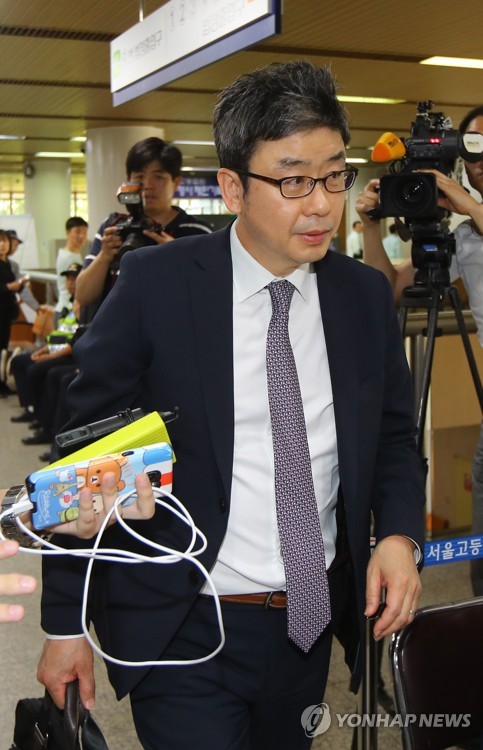 '삼성 합병 반대 의사' 김성민 증인 출석