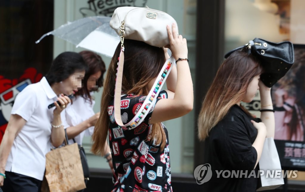 폭염 속 반가운 손님, 소나기