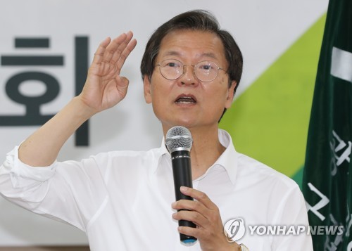 광주서 지지호소하는 천정배