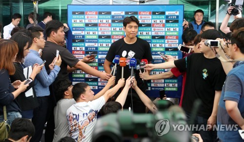 이동국을 향한 취재 열기