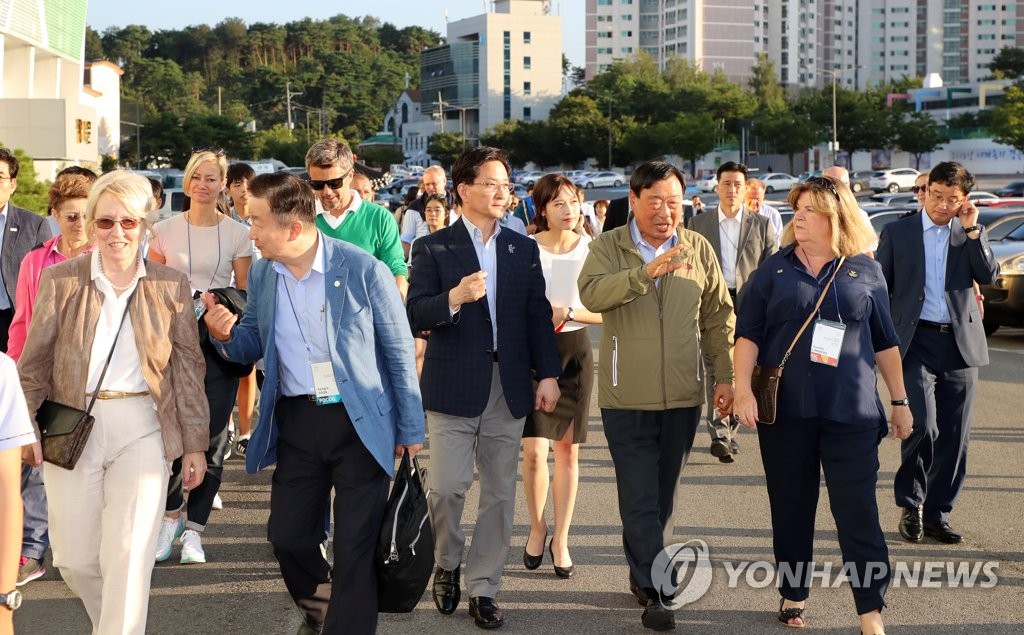 IOC 조정위원회 올림픽 파크 시설 투어