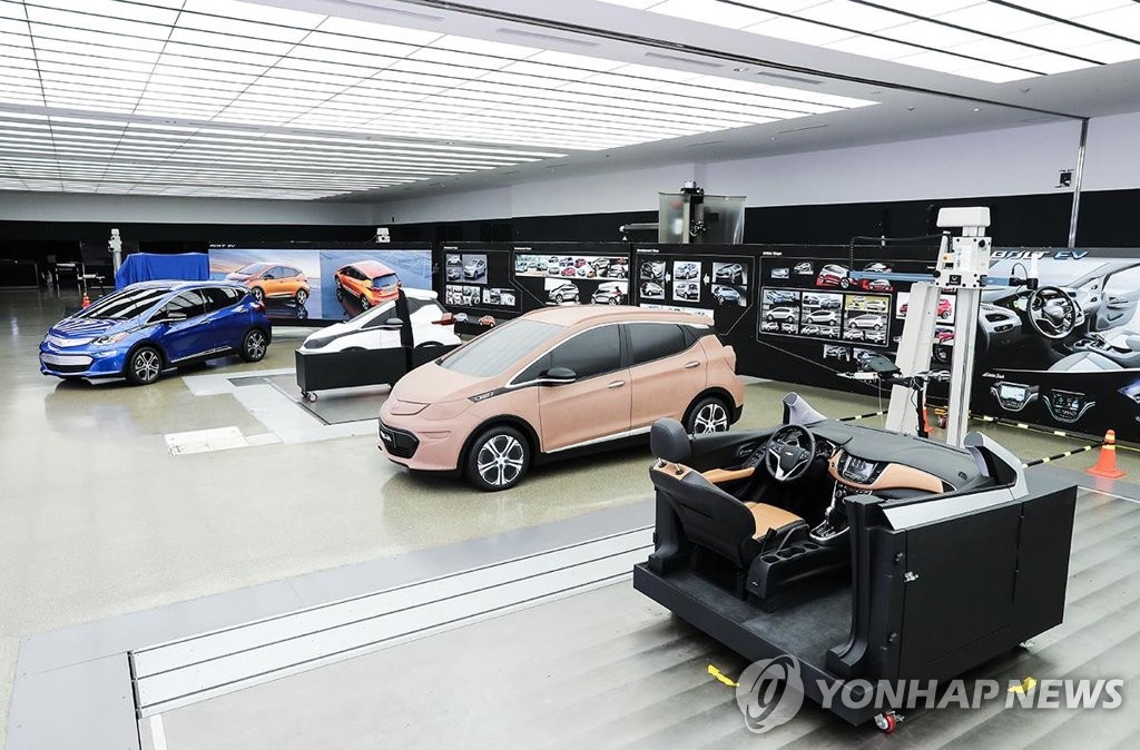 인천 부평 한국GM 본사 내 디자인센터