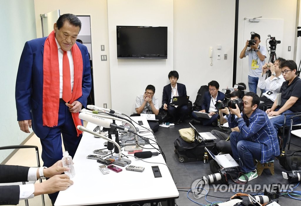 방북 일본 이노키 의원 "북한 리수용 '압력가하면 더 레벨높은 실험' 언급"