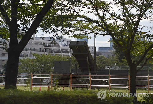 日, 北미사일 요격 시도 안 해