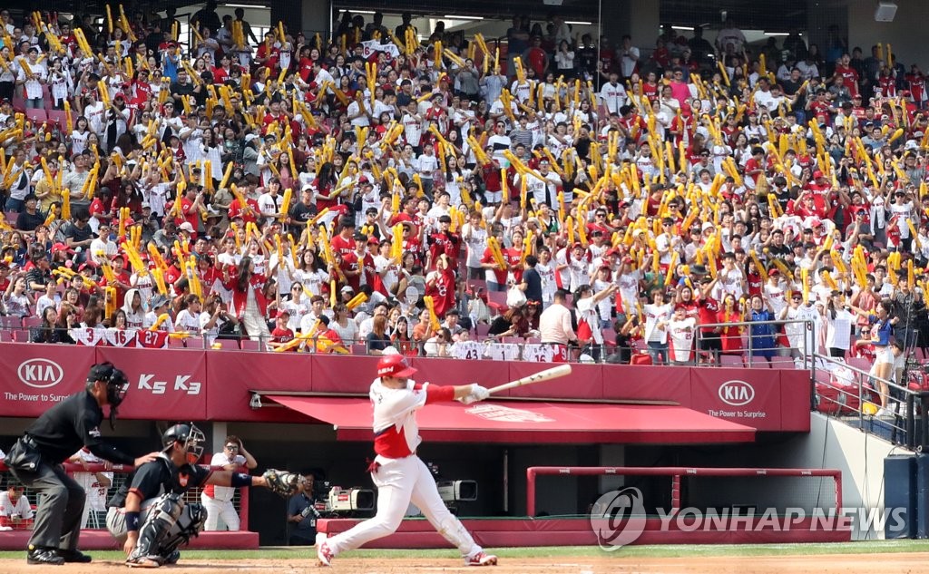 100만관중 돌파한 광주 야구장