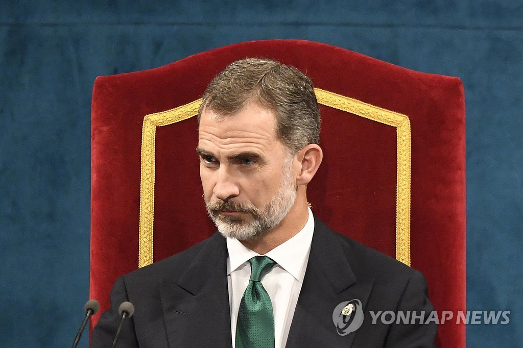 스페인 국왕 "카탈루냐 분리독립 시도 용인못해"