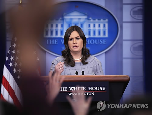 세라 허커비 샌더스 미 백악관 대변인