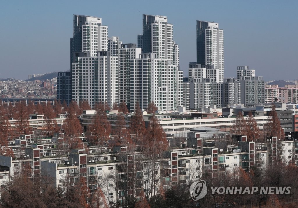 서울 서초구 일대 아파트 모습. [연합뉴스 자료사진]