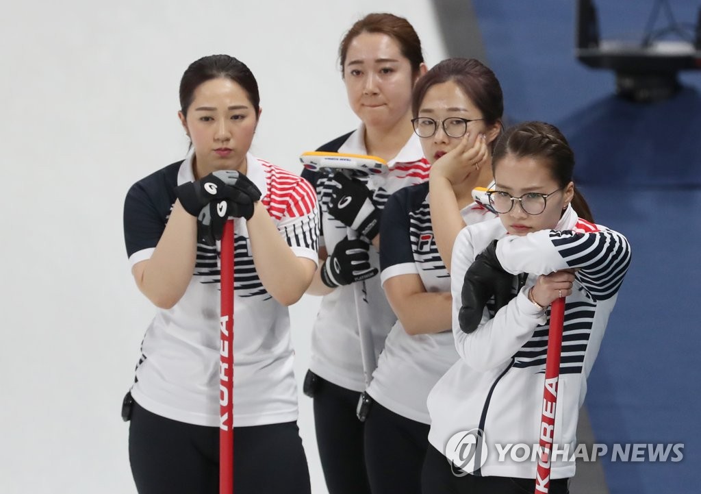 여자 컬링 대표선수들