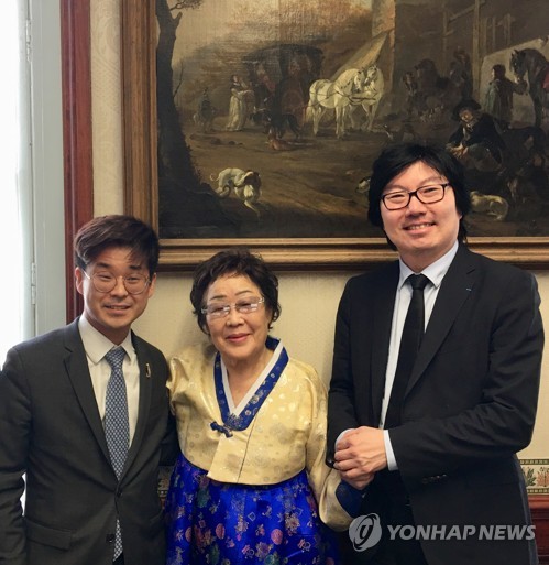 한국입양아 출신 프랑스 정치인들 만난 이용수 할머니