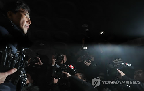 9일 서부지검으로 출석하는 안희정 전 충남지사