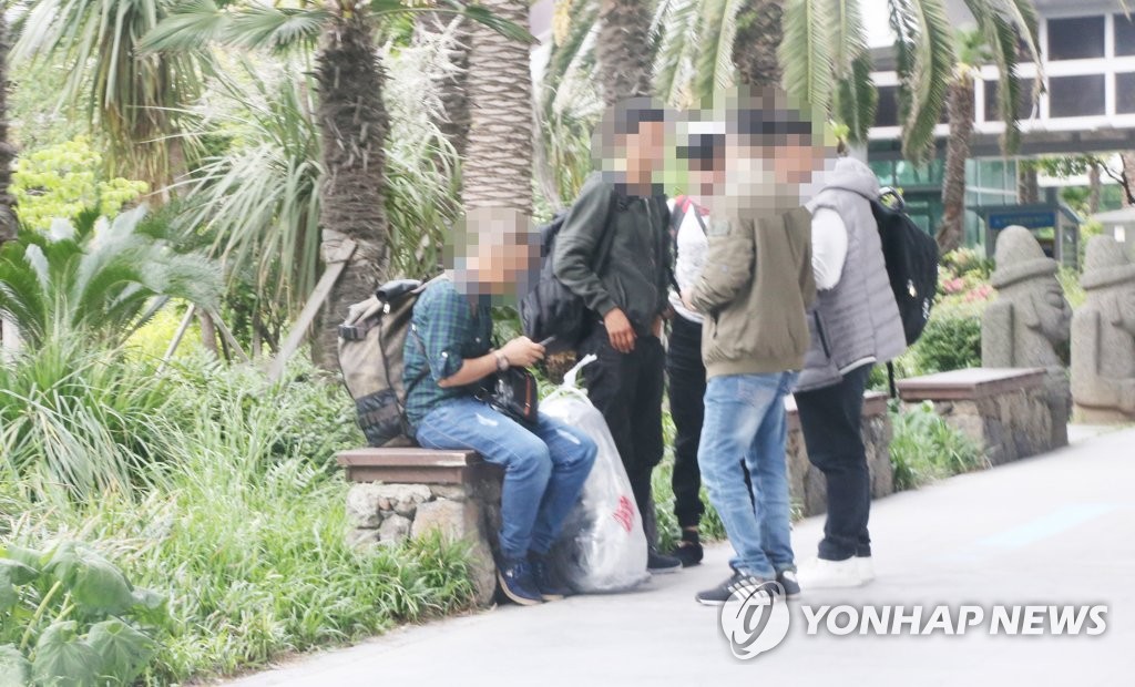 제주에 온 중동 예멘인