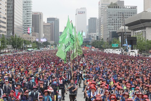 건설노조 총파업 총력대회