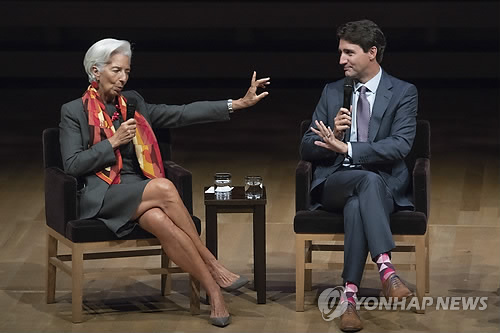 IMF총재 "미중 무역전쟁에 취약신흥국 충격…위기전염 우려"
