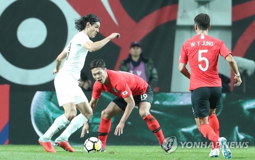 돌파시도하는 카바니