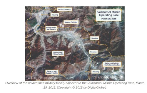 CSIS가 공개한 디지털 글로브의 '삭간몰 기지' 위성사진