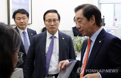 다시 만난 교섭단체 원내대표들