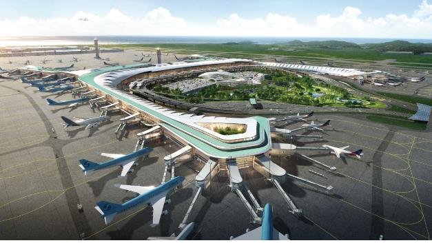 인천공항 제2터미널 확장구간 조감도