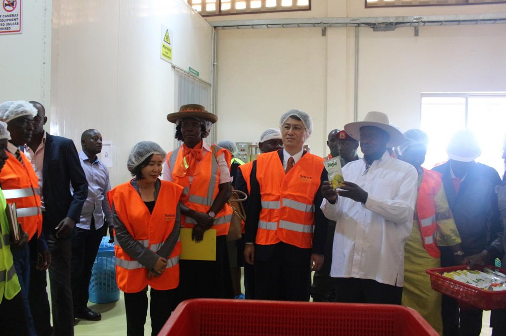 Fruit factory in Uganda Fruit factory in Uganda