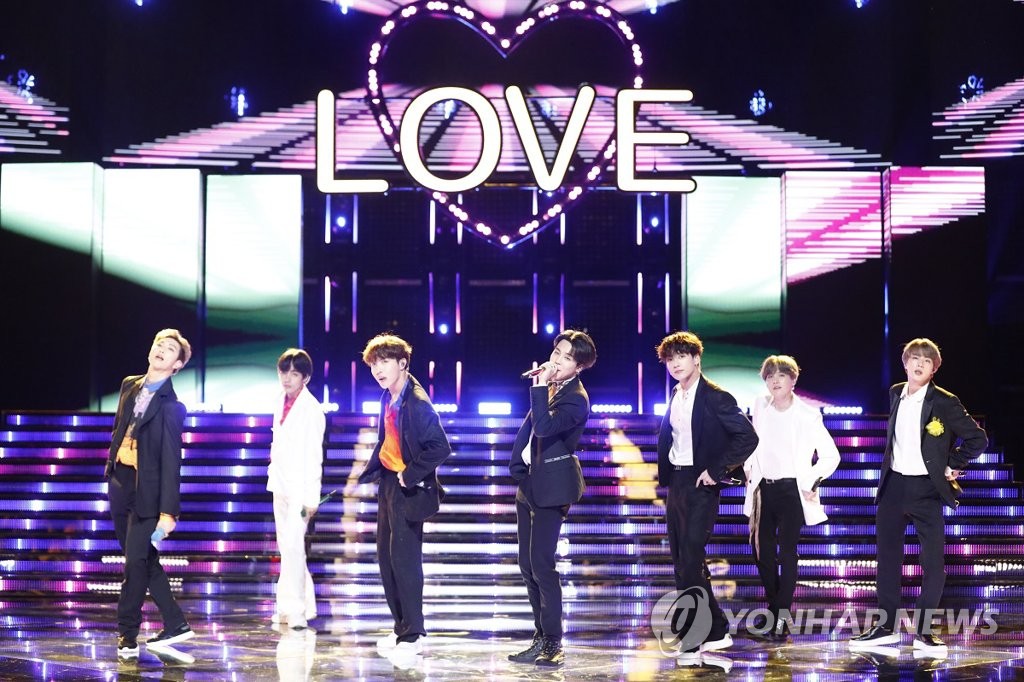 BTS on U.S. singing program BTS on U.S. singing program