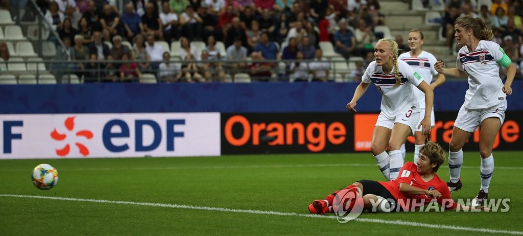 S. Korea vs. Norway at Women's World Cup S. Korea vs. Norway at Women's World Cup