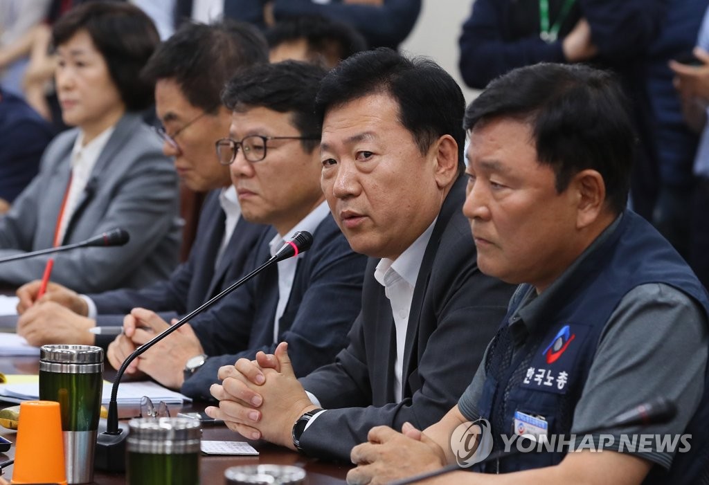 모두발언하는 류기정 경총 전무