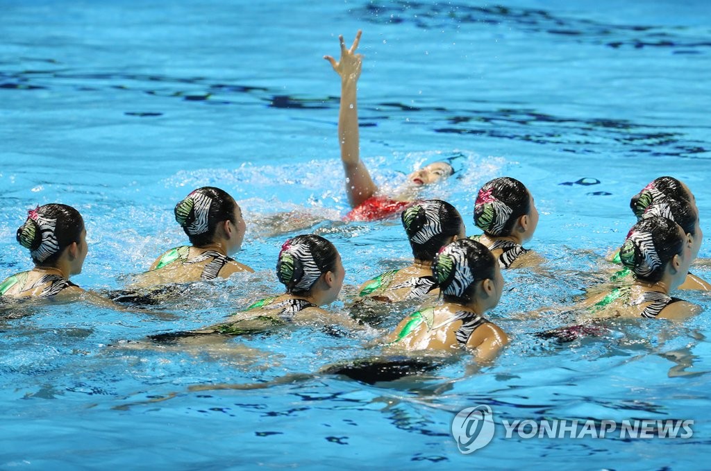 결승 진출한 한국 인어들