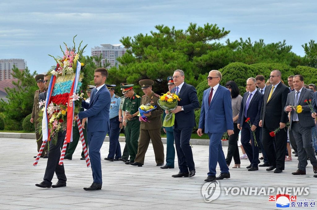 Russian diplomats in N.K. Russian diplomats in N.K.