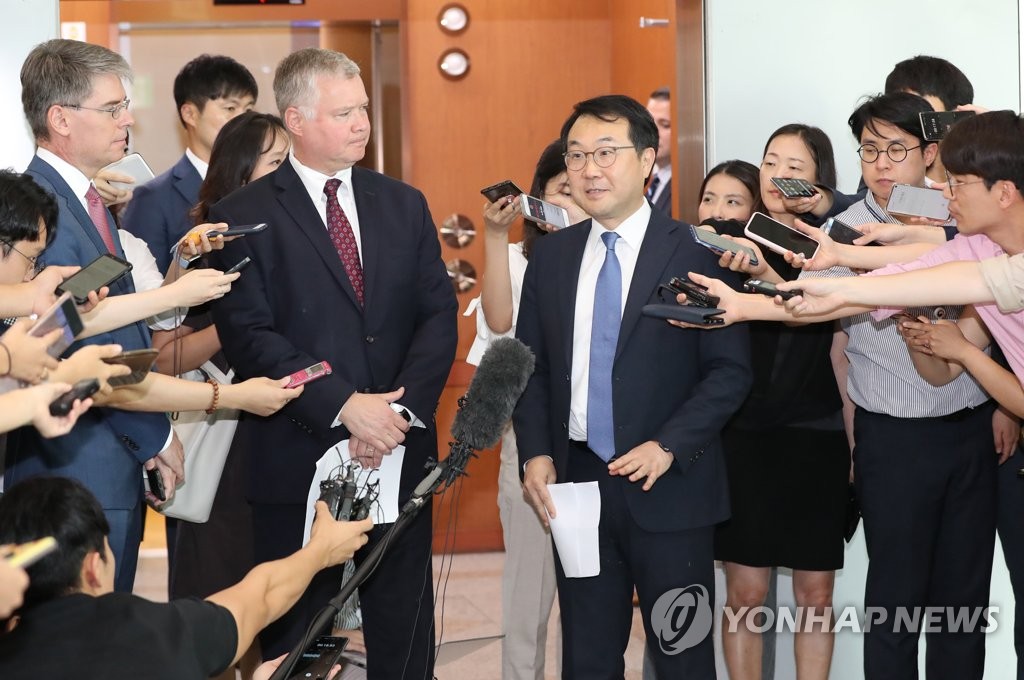 北朝鮮担当の韓米高官 会談内容を説明 北朝鮮担当の韓米高官 会談内容を説明