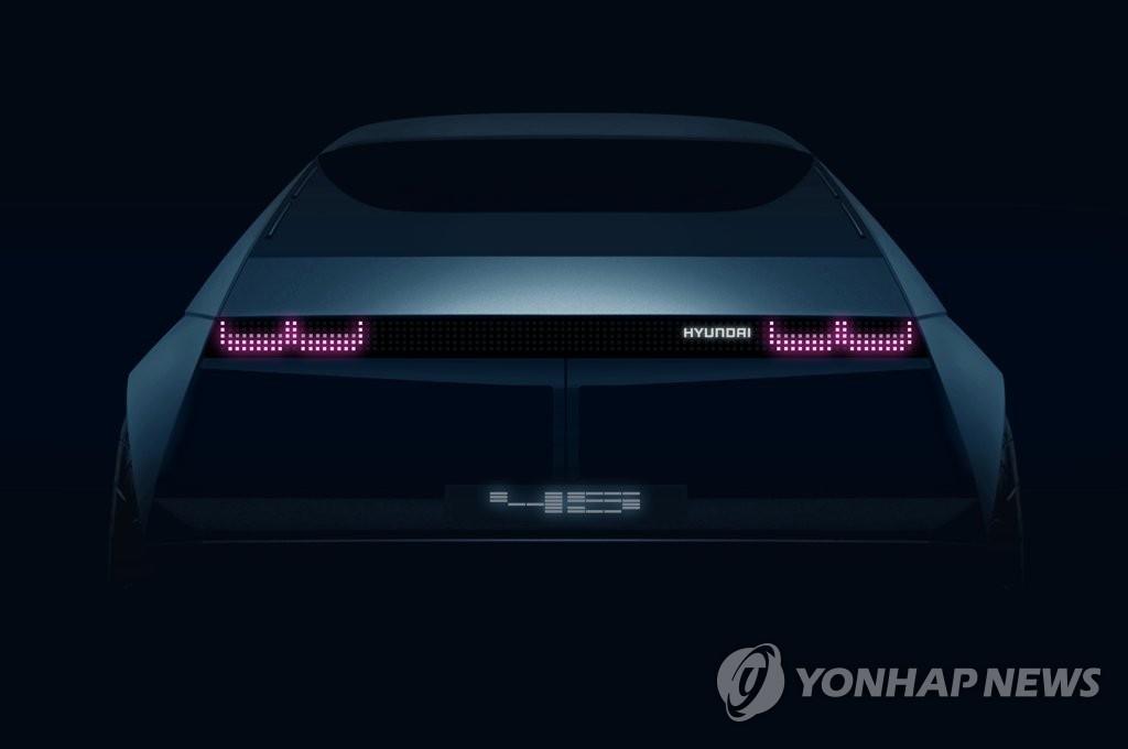 現代自のEVコンセプトカー「45」 現代自のEVコンセプトカー「45」