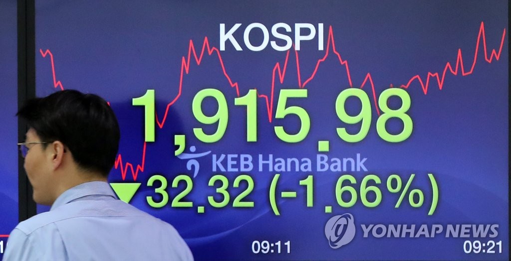 KOSPI tumbles KOSPI tumbles