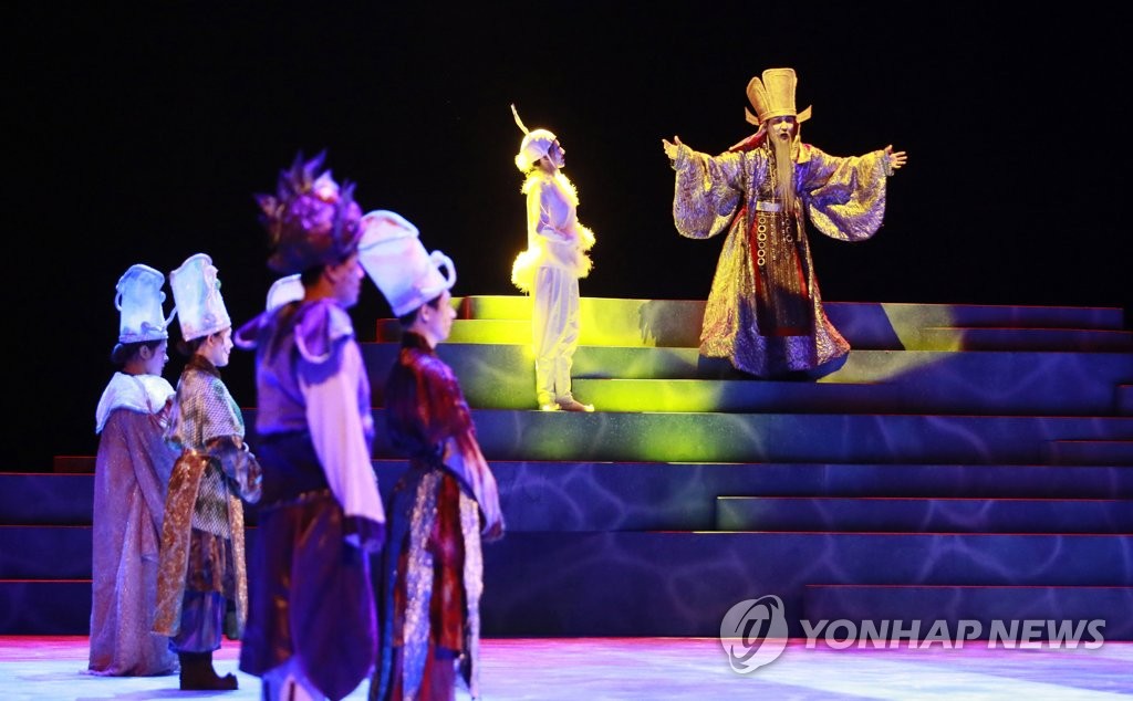 '창신제'에서 공연한 국악뮤지컬 '수궁가'