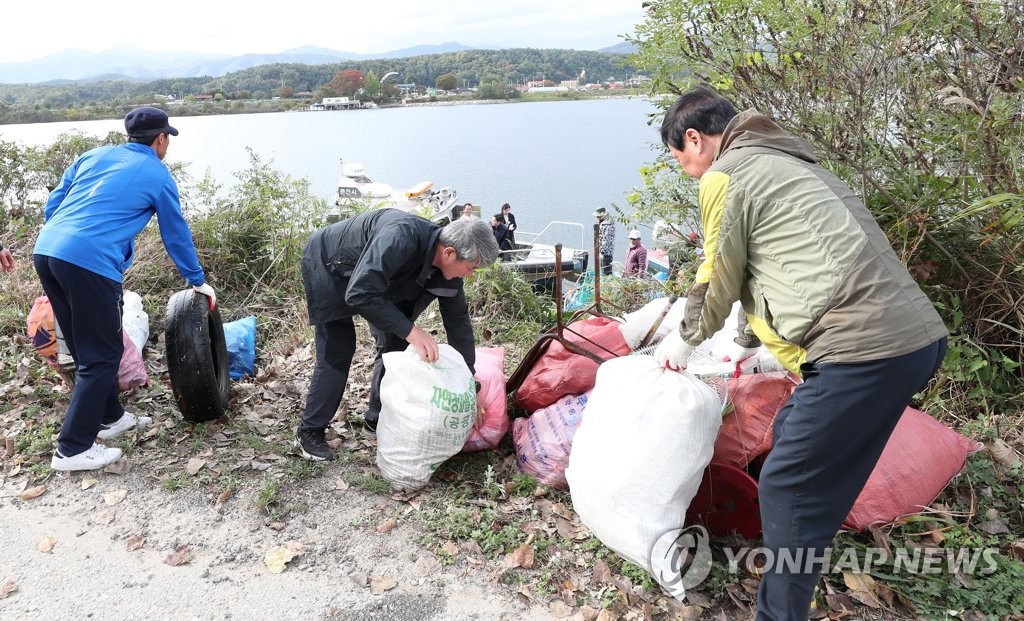 한강유역 민·관 합동 대규모 정화활동