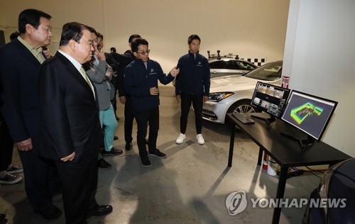 문 의장, 미 샌프란시스코 자율 주행차 업체 시찰