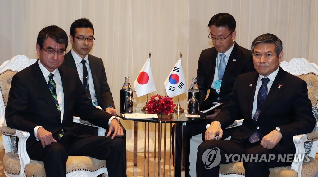 韓国国防相 河野氏と会談 韓国国防相 河野氏と会談