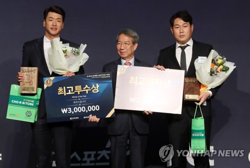 프로야구 대상, 최고 투수, 타자상
