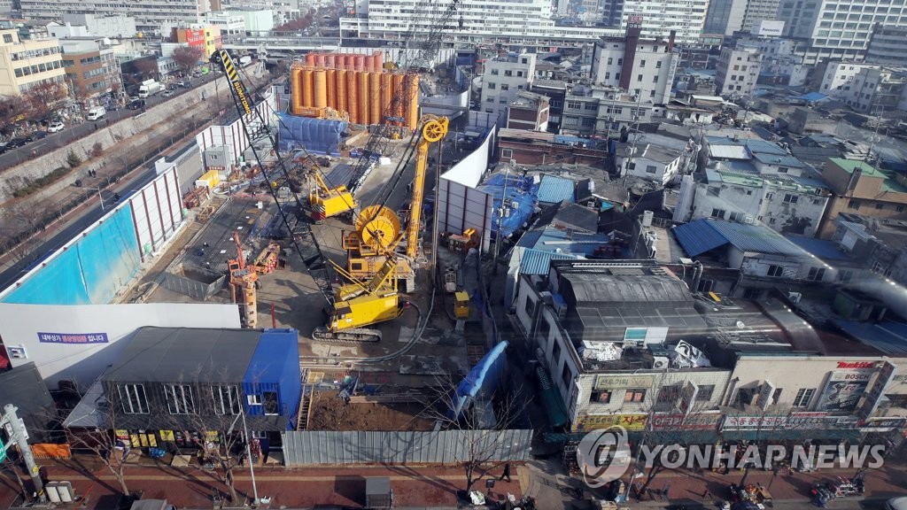 재개발 들어가는 서울 중구 을지로 세운재정비촉진지구 3구역 모습
