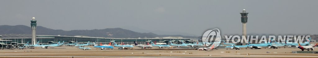 인천공항, 손님없어 비상운영