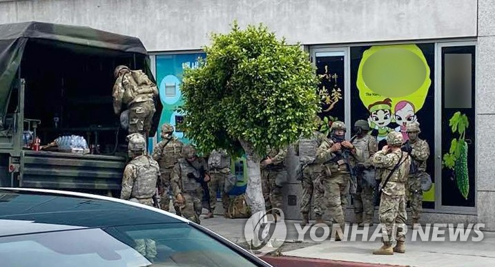 LA 한인타운에 주 방위군 전격 투입