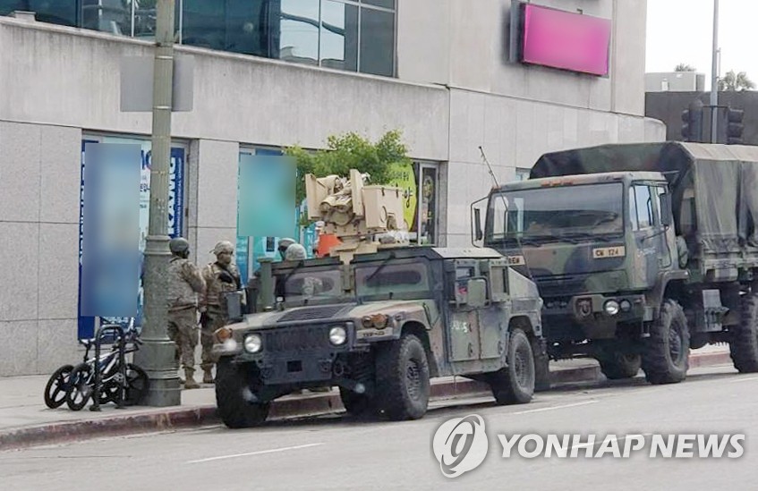 LA 한인타운에 주 방위군 전격 투입