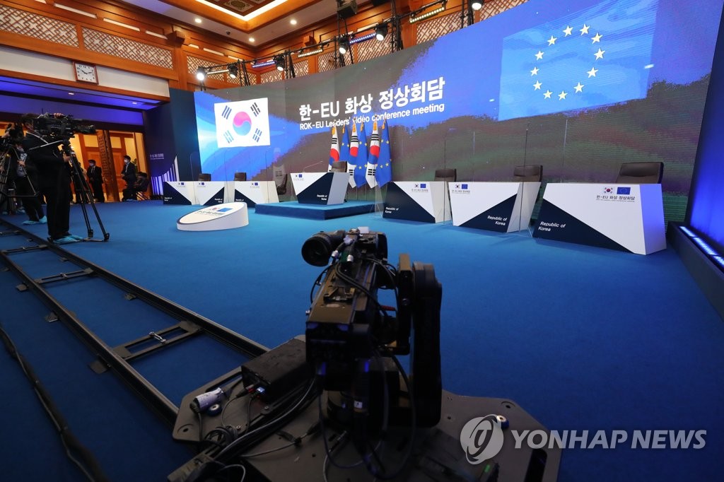 Prep for Korea-EU video summit Prep for Korea-EU video summit