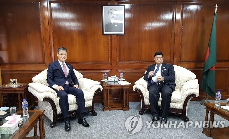 이장근 대사, 방글라 외교 장관 예방
