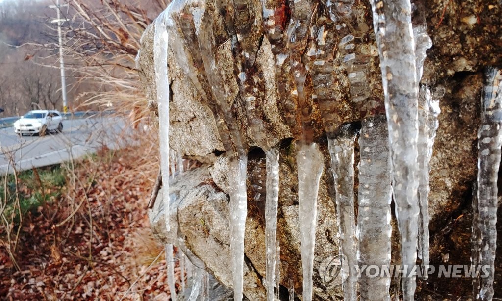 한겨울 연상케 하는 대관령