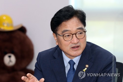 Five-term lawmaker Woo Won-Shik picked as National Assembly speaker candidate
