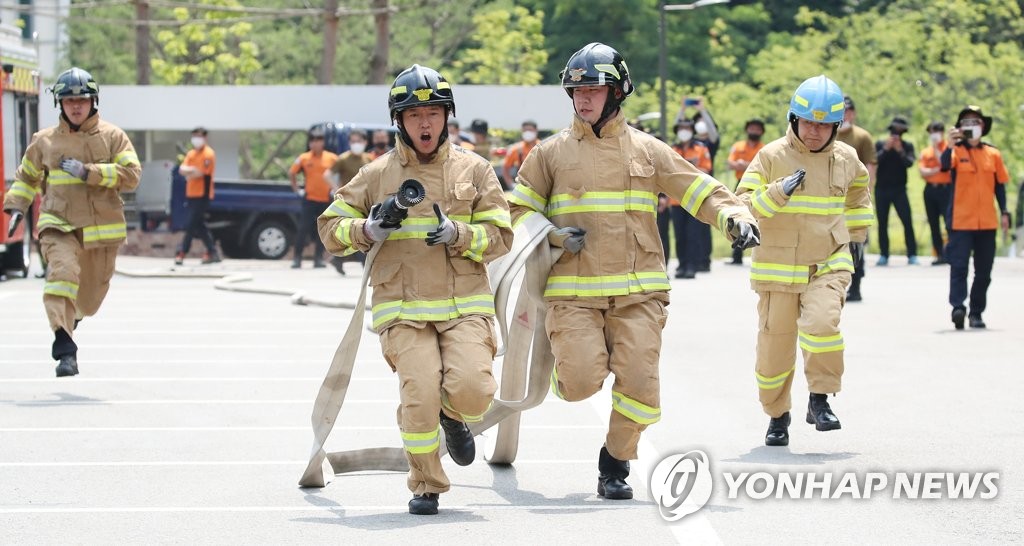 '최고의 소방관 자리를 향해'