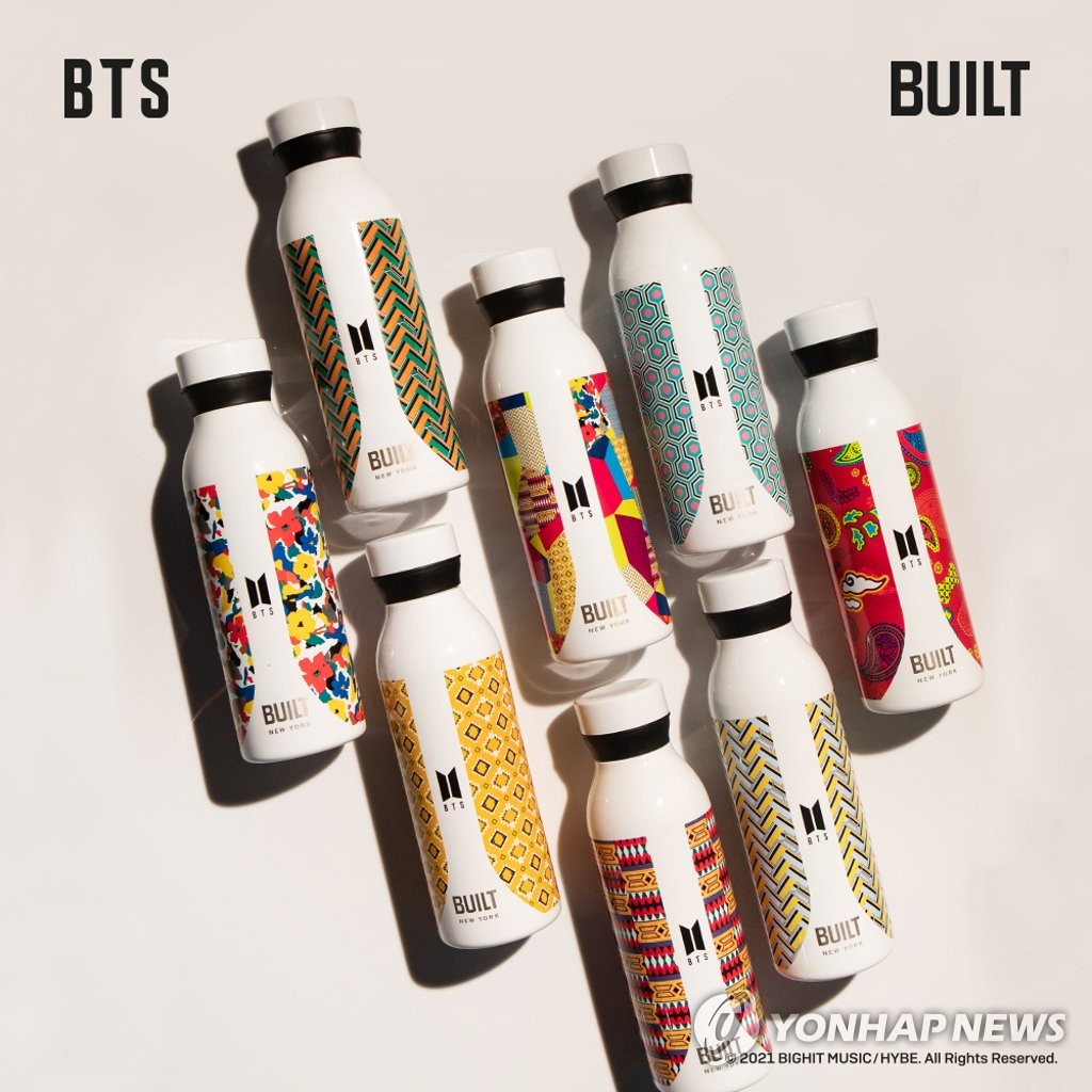 지니뮤직, 방탄소년단 텀블러 국내 출시