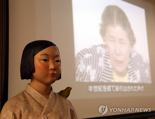 위안부 문제 공개 증언한 김학순과 소녀상